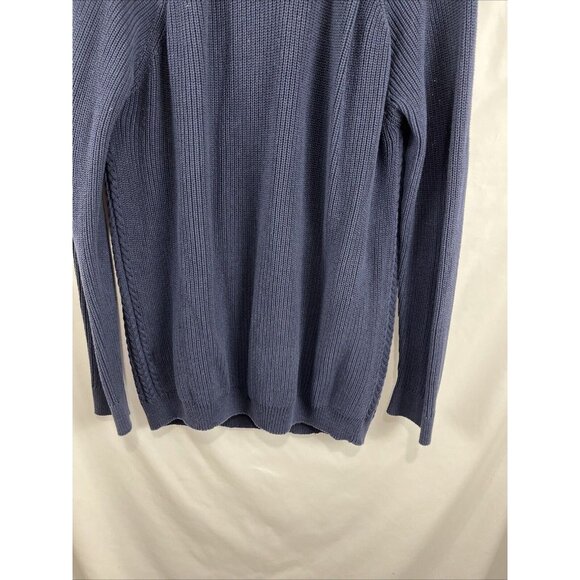 Levelwear Salute Sweater Mens Size M Cotton Cable Knit Preppy - Picture 10 of 13